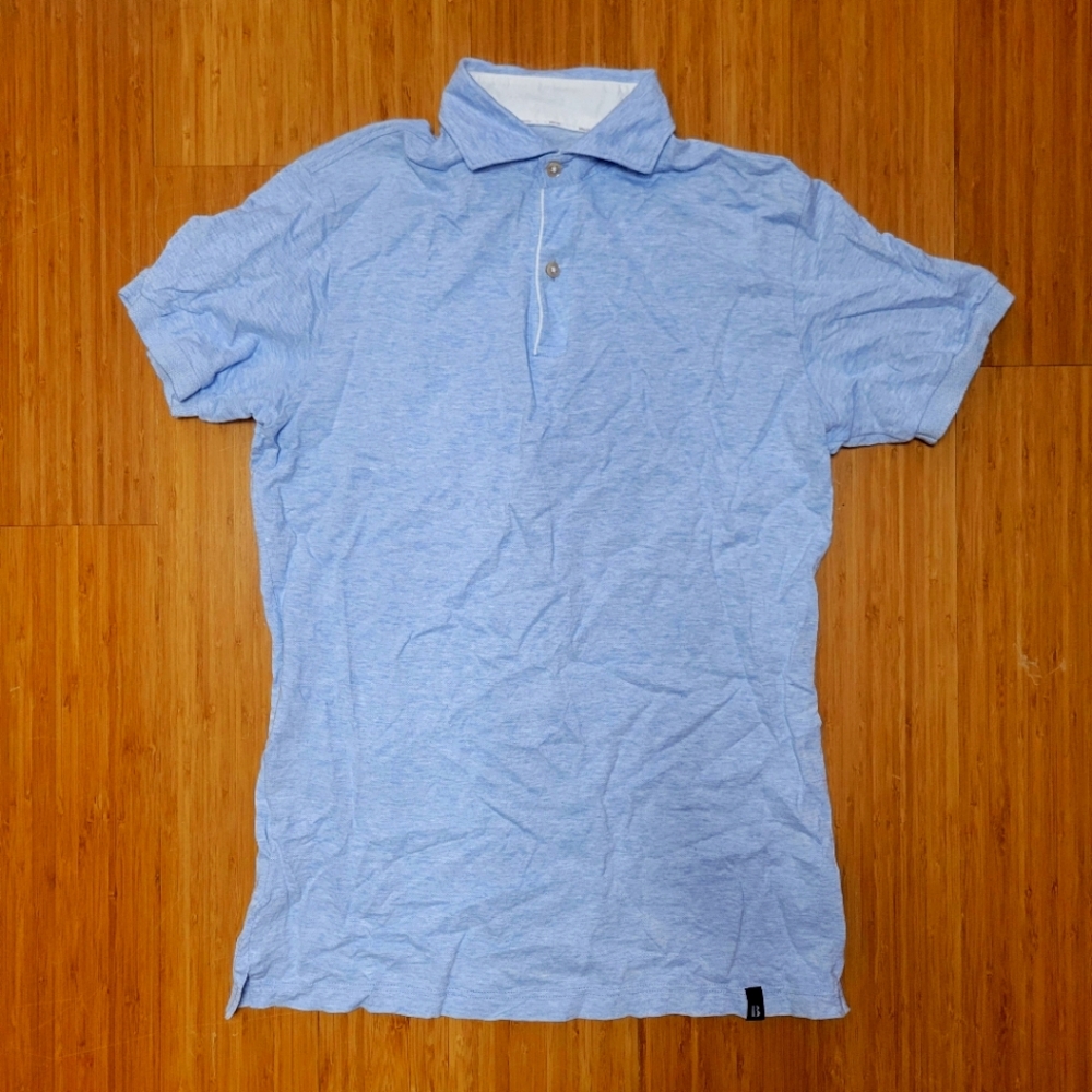 Men's Boggi Milano Blue Polo Shirt